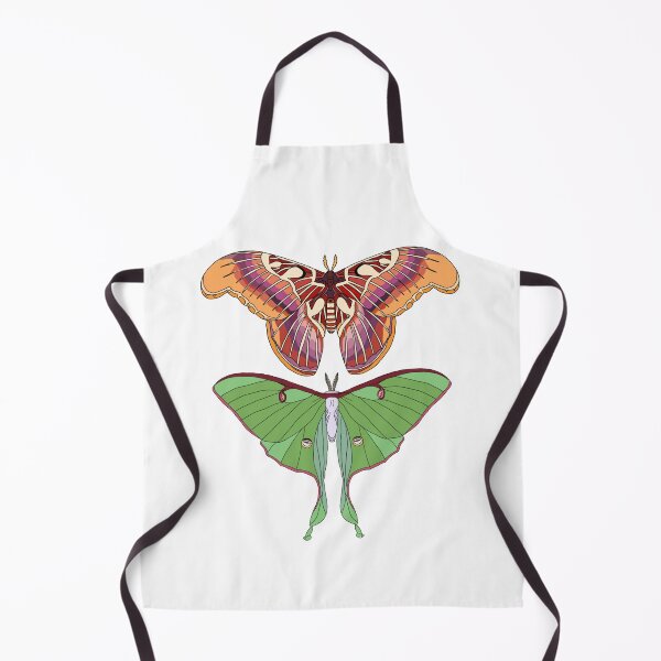 Item preview, Atlas Moth and Luna Moth - drawing designed and sold by okayamberart.