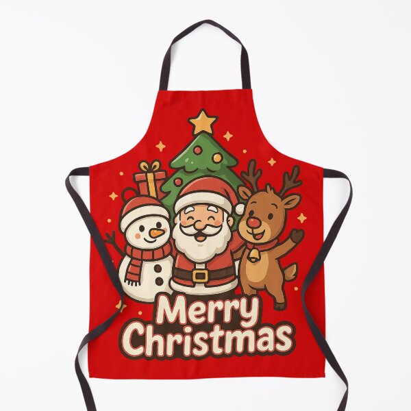 Item preview, Santa Claus Happy with Rudolph and Snow Puppet designed and sold by Arte Cartoon From TagTeam Group.