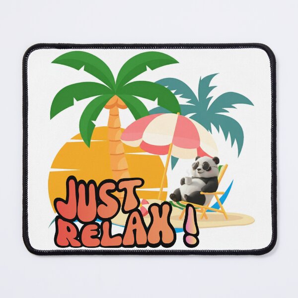 Item preview, Just Relax: Panda Beach Vibe designed and sold by EliteBazar.