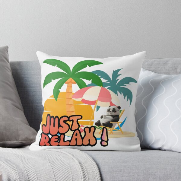 Item preview, Just Relax: Panda Beach Vibe designed and sold by EliteBazar.