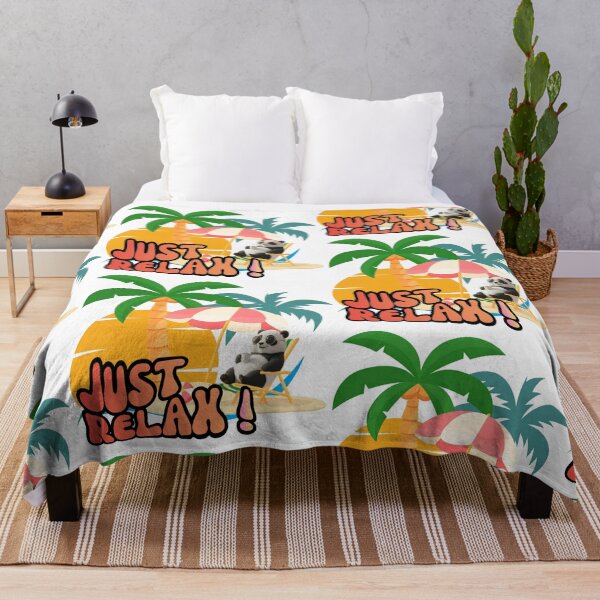 Item preview, Just Relax: Panda Beach Vibe designed and sold by EliteBazar.