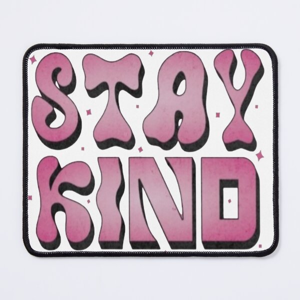 Item preview, "Stay Kind Retro Pink". "Positive Vibes". designed and sold by ZyVoAli.
