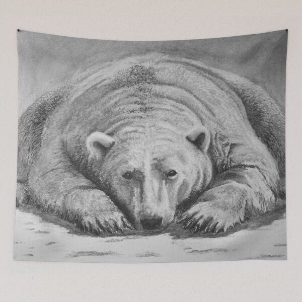 Item preview, The Charcoal Polar Bear designed and sold by WillConlon.