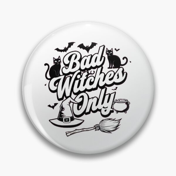 Item preview, Bad Witches Only Halloween Witchy Aesthetic Design designed and sold by RuweisVibes.