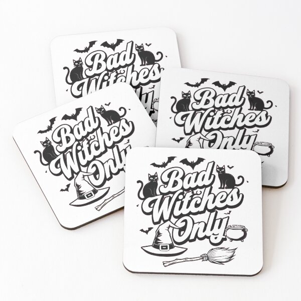 Item preview, Bad Witches Only Halloween Witchy Aesthetic Design designed and sold by RuweisVibes.