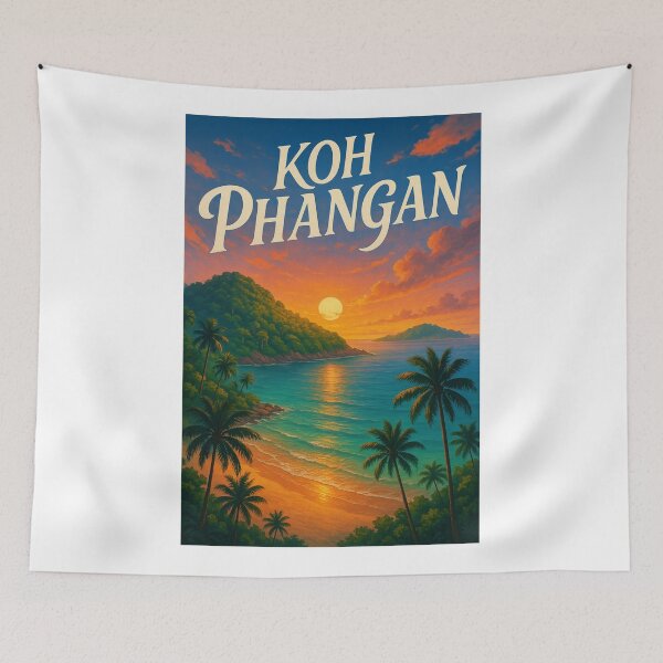 Item preview, Koh Phangan Sunset Coastline, Thailand designed and sold by Aryabek.