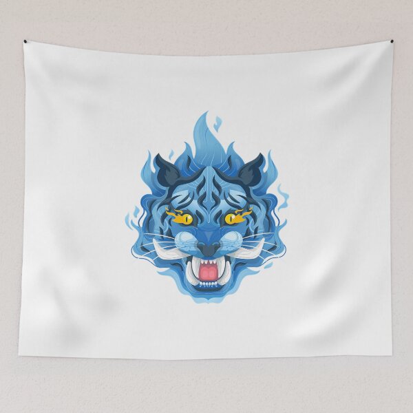 Item preview, Blue Flame Tiger designed and sold by CrystalGym.