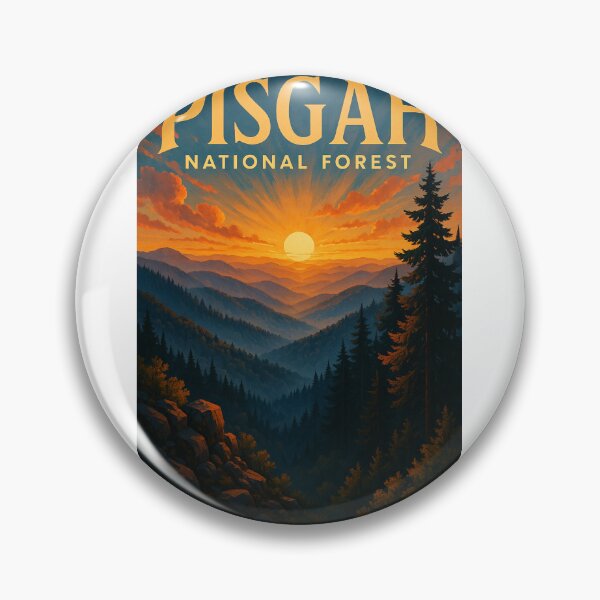 Item preview, Sunset Over Pisgah National Forest, Blue Ridge Mountains designed and sold by Aryabek.