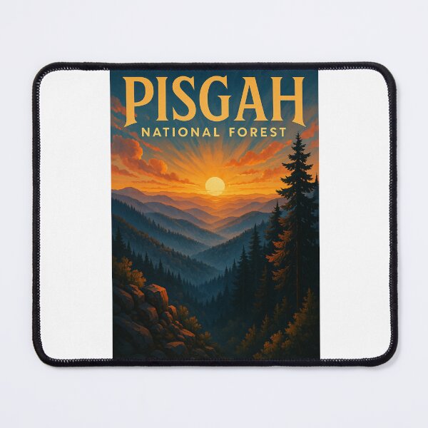 Item preview, Sunset Over Pisgah National Forest, Blue Ridge Mountains designed and sold by Aryabek.