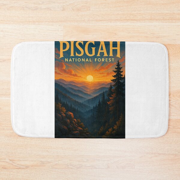Item preview, Sunset Over Pisgah National Forest, Blue Ridge Mountains designed and sold by Aryabek.
