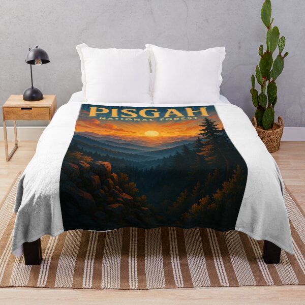 Item preview, Sunset Over Pisgah National Forest, Blue Ridge Mountains designed and sold by Aryabek.