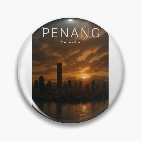 Item preview, Sunset Skyline of George Town, Penang Malaysia designed and sold by Aryabek.