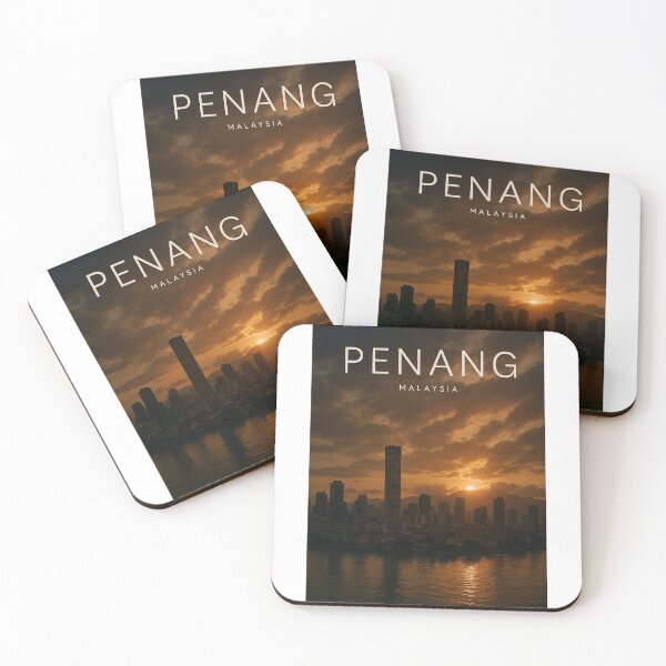 Item preview, Sunset Skyline of George Town, Penang Malaysia designed and sold by Aryabek.