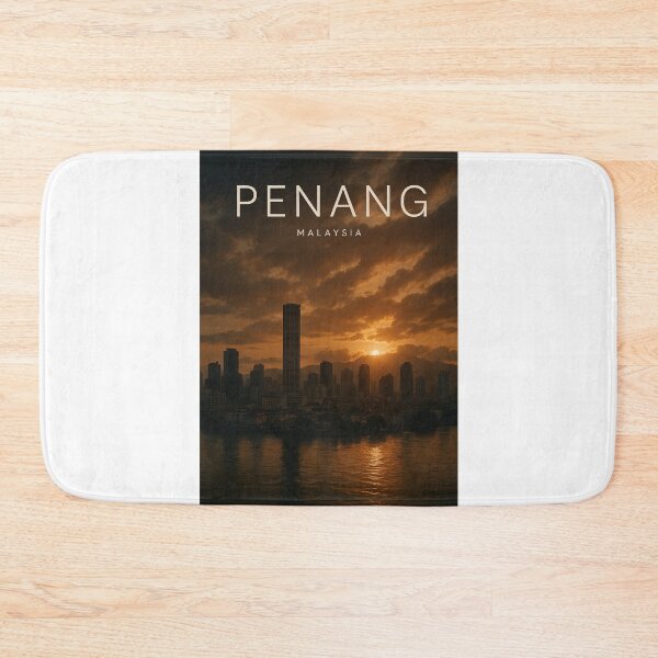 Item preview, Sunset Skyline of George Town, Penang Malaysia designed and sold by Aryabek.