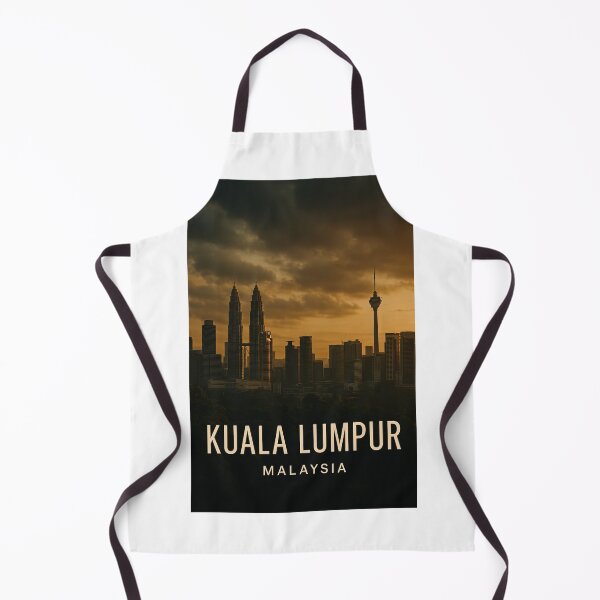 Item preview, Kuala Lumpur Sunset Skyline with Petronas Towers designed and sold by Aryabek.