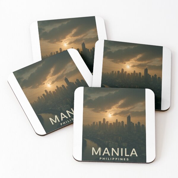 Item preview, Sunset Over Manila Skyline, Philippines designed and sold by Aryabek.