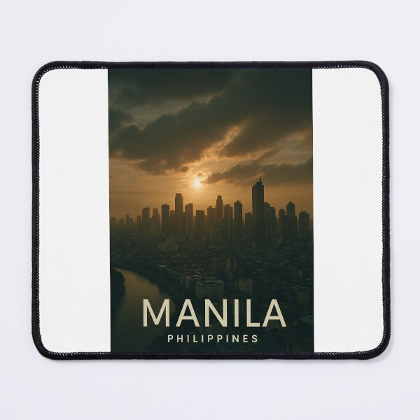 Item preview, Sunset Over Manila Skyline, Philippines designed and sold by Aryabek.