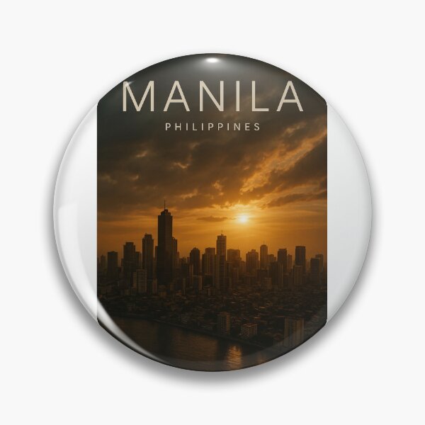 Item preview, Golden Hour Across Manila Skyline, Philippines designed and sold by Aryabek.