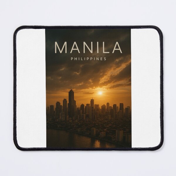 Item preview, Golden Hour Across Manila Skyline, Philippines designed and sold by Aryabek.
