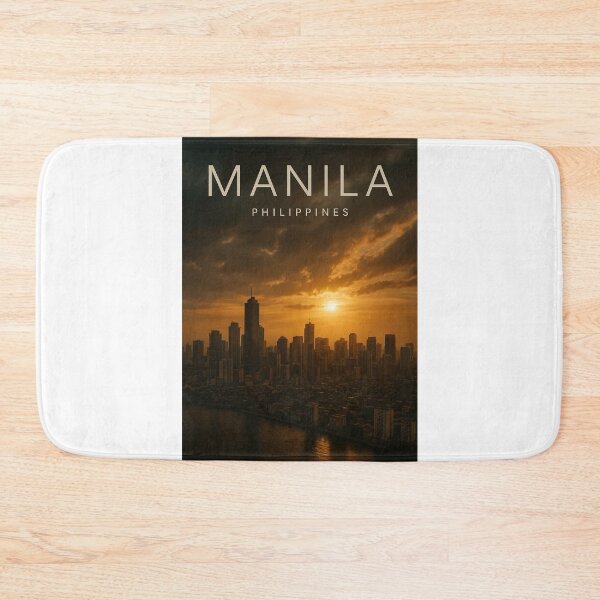 Item preview, Golden Hour Across Manila Skyline, Philippines designed and sold by Aryabek.