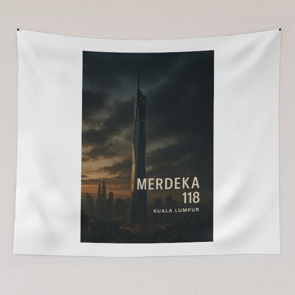 Item preview, Merdeka 118 Tower at Dusk, Kuala Lumpur Malaysia designed and sold by Aryabek.