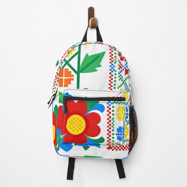 Item preview, Colorful Maramureș Romanian Embroidery – Traditional Folk Floral Cross-Stitch Pattern designed and sold by Maximilianos.