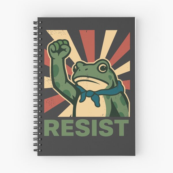 Item preview, frog resist Retro Revolutionary designed and sold by CamaleonDesigns.