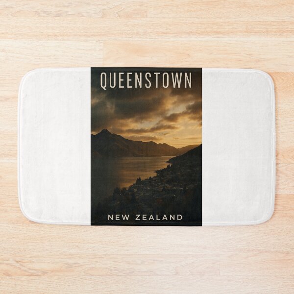 Item preview, Queenstown and Lake Wakatipu at Sunset, New Zealand designed and sold by Places On Earth.