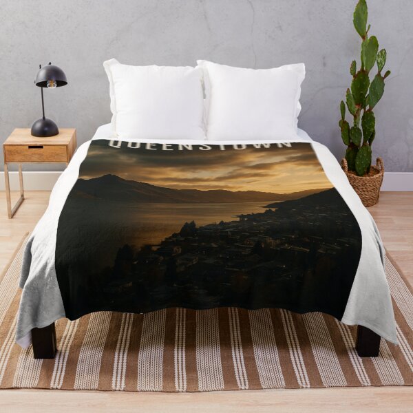 Item preview, Queenstown and Lake Wakatipu at Sunset, New Zealand designed and sold by Places On Earth.