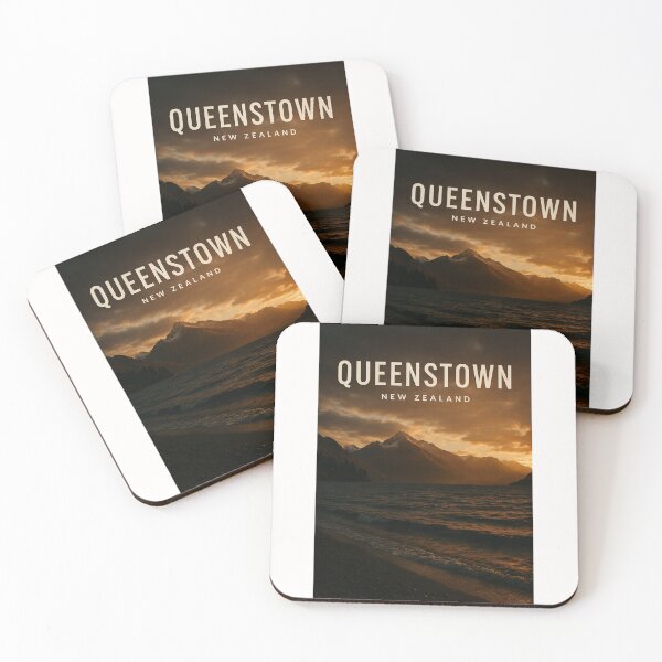 Item preview, Golden Sunset on Lake Wakatipu, Queenstown New Zealand designed and sold by Places On Earth.