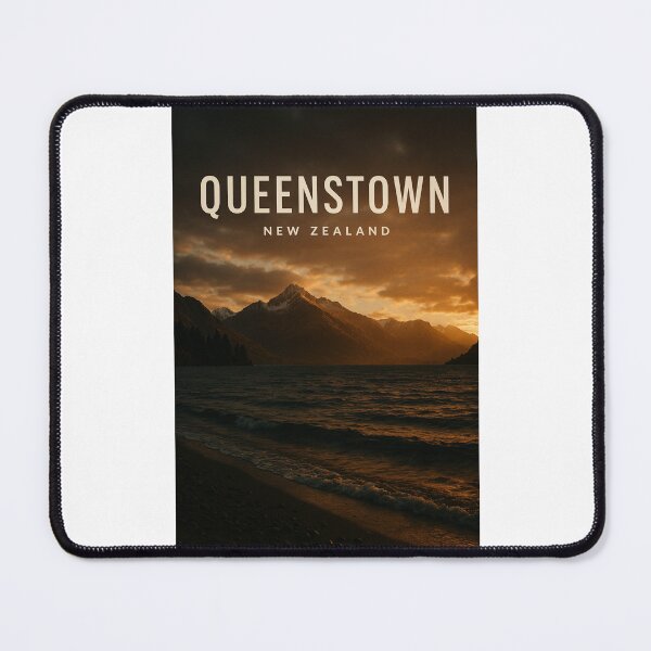 Item preview, Golden Sunset on Lake Wakatipu, Queenstown New Zealand designed and sold by Places On Earth.