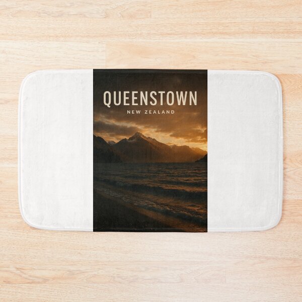 Item preview, Golden Sunset on Lake Wakatipu, Queenstown New Zealand designed and sold by Places On Earth.