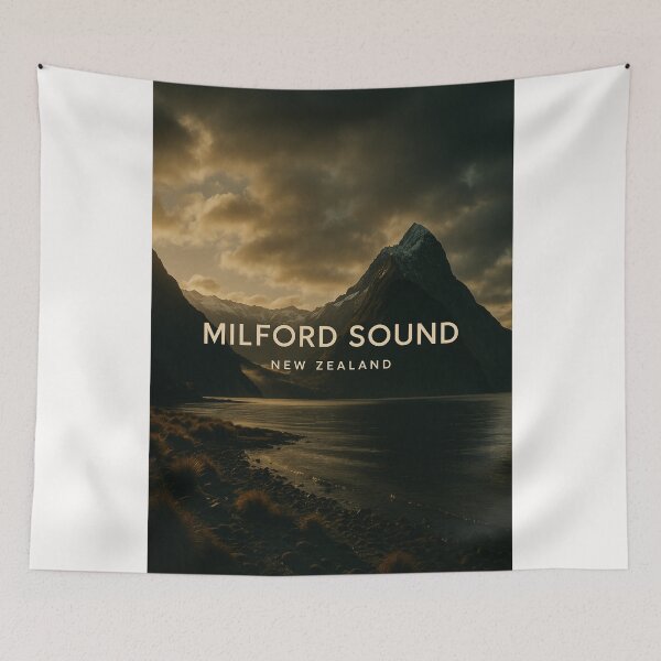 Item preview, Fiordland Wilderness at Milford Sound, New Zealand designed and sold by Places On Earth.