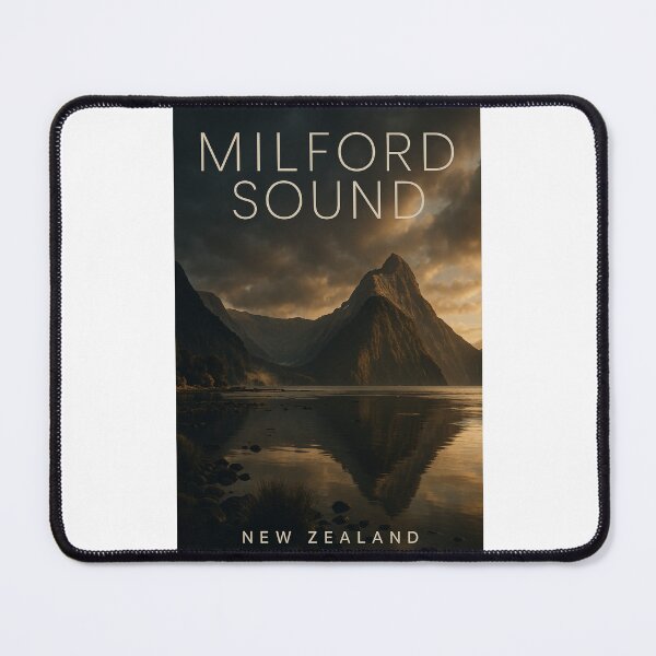 Item preview, Mitre Peak Reflected in Milford Sound, New Zealand designed and sold by Places On Earth.