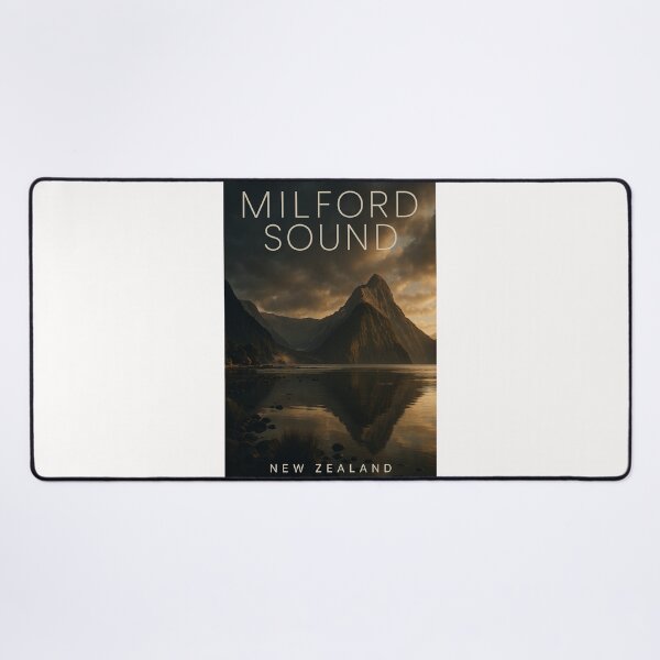 Item preview, Mitre Peak Reflected in Milford Sound, New Zealand designed and sold by Places On Earth.