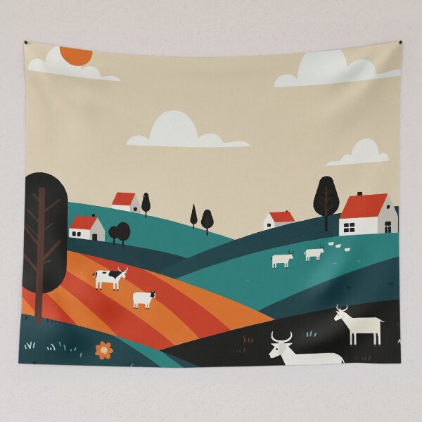 Item preview, Village life designed and sold by Design4uStudio.