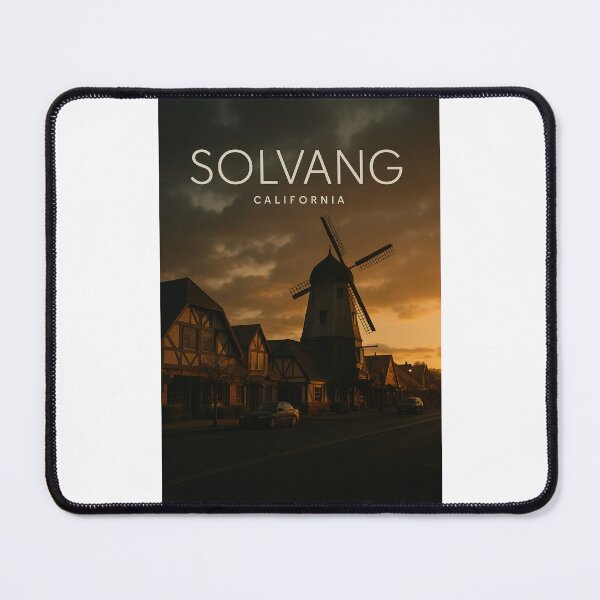 Item preview, Sunset in Solvang, Danish Village in California designed and sold by Places On Earth.