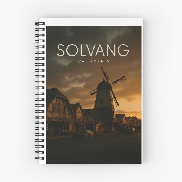 Item preview, Sunset in Solvang, Danish Village in California designed and sold by Places On Earth.