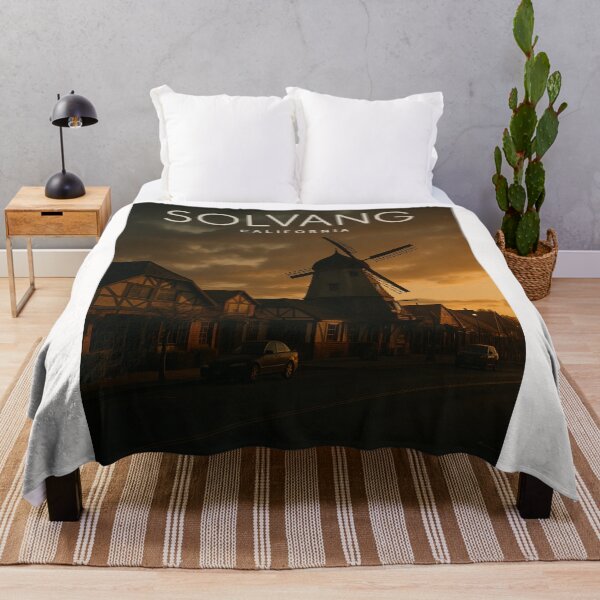 Item preview, Sunset in Solvang, Danish Village in California designed and sold by Places On Earth.
