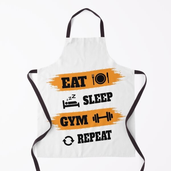 Item preview, Eat Sleep Gym Repeat Fitness Lifestyle Mantra designed and sold by ArtLabCreations.
