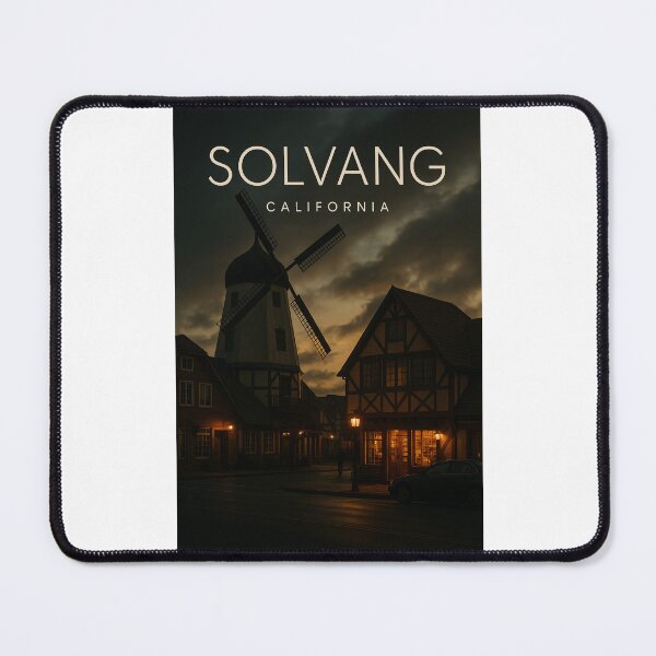 Item preview, Evening Glow in Solvang, Santa Barbara County California designed and sold by Places On Earth.