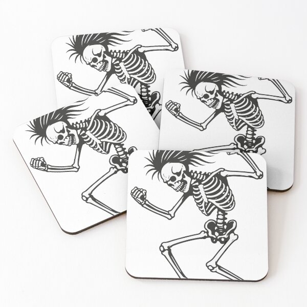 Item preview, Headbanging Skeleton – Rock with Death designed and sold by EnigmaWitch.