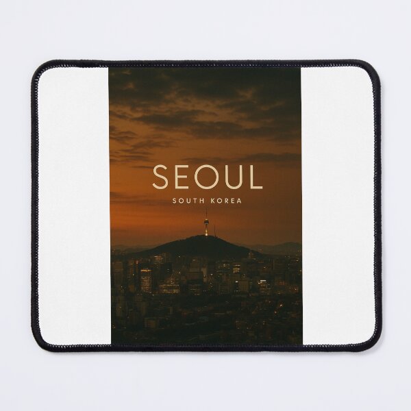 Item preview, Namsan Tower and Seoul Skyline at Sunset, South Korea designed and sold by Places On Earth.