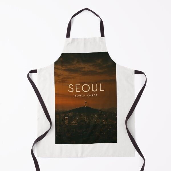 Item preview, Namsan Tower and Seoul Skyline at Sunset, South Korea designed and sold by Places On Earth.