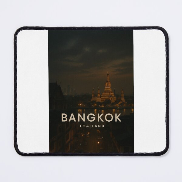 Item preview, Wat Arun Temple at Twilight, Bangkok Thailand designed and sold by Places On Earth.