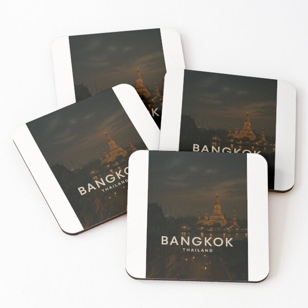 Item preview, Wat Arun Temple at Twilight, Bangkok Thailand designed and sold by Places On Earth.