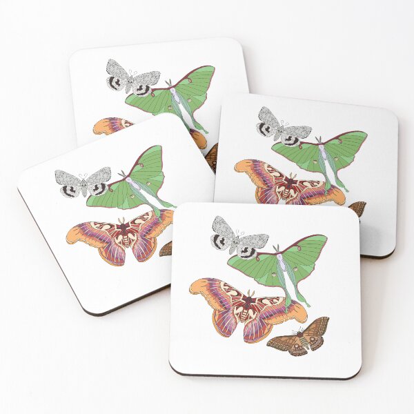 Item preview, Nocturnal Wings – Atlas, Luna, Rothschildia & Black Arches Moths ✨ designed and sold by okayamberart.