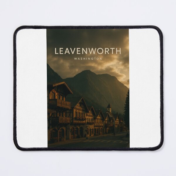 Item preview, Bavarian-Inspired Streets of Leavenworth, Washington at Sunset designed and sold by Places On Earth.