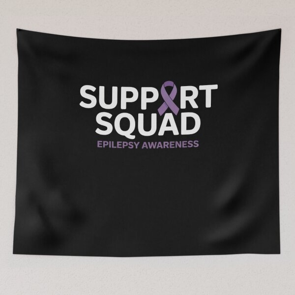 Item preview, Support Squad – Epilepsy Awareness Ribbon Design designed and sold by Gogetgiggles.