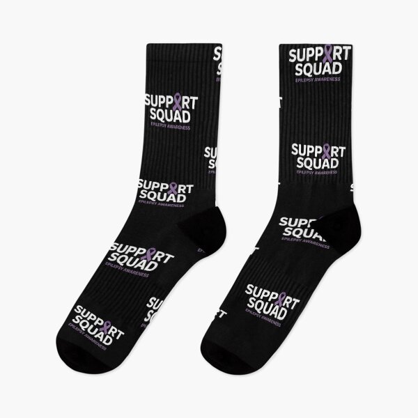 Item preview, Support Squad – Epilepsy Awareness Ribbon Design designed and sold by Gogetgiggles.